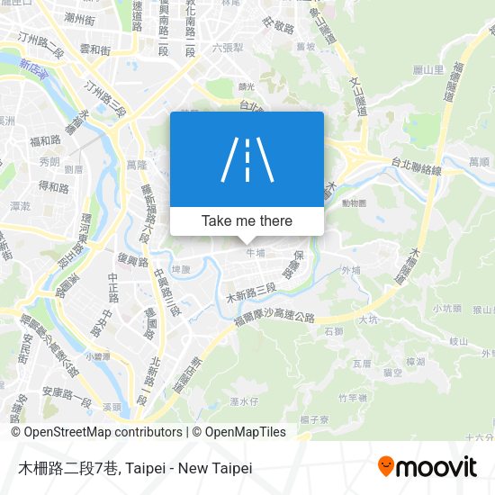木柵路二段7巷 map