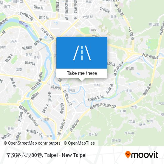 辛亥路六段80巷 map
