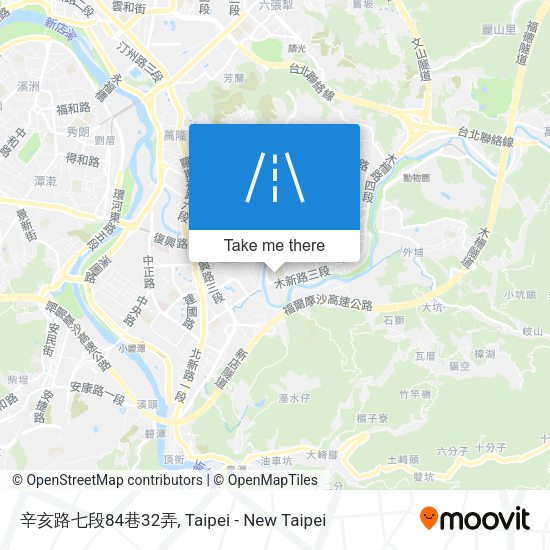 辛亥路七段84巷32弄地圖