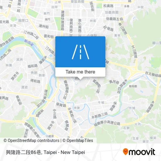 興隆路二段86巷地圖