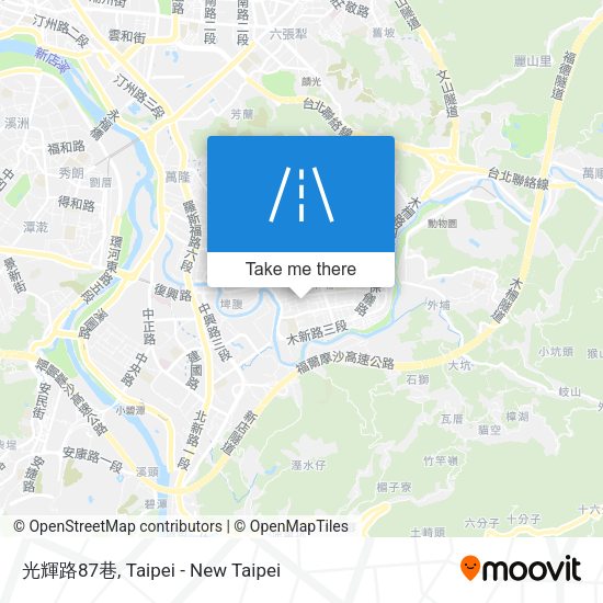 光輝路87巷 map