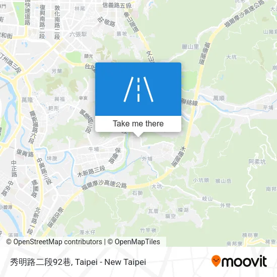 秀明路二段92巷地圖