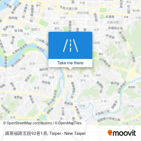 羅斯福路五段92巷1弄地圖