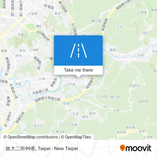 政大二街99巷地圖