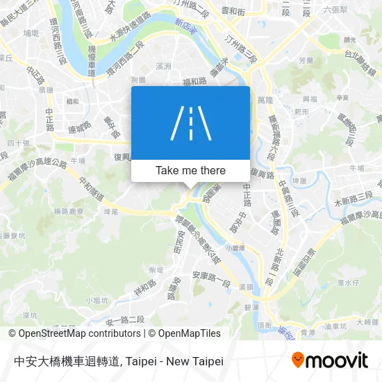 中安大橋機車迴轉道 map