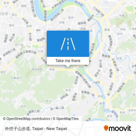 外挖子山步道地圖