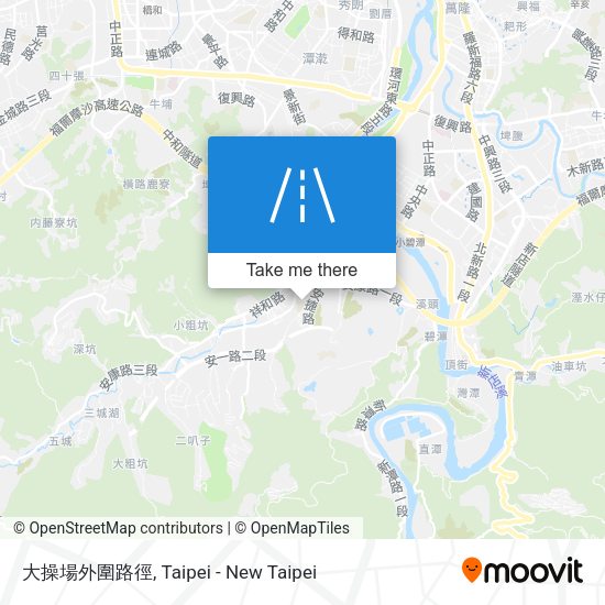 大操場外圍路徑 map