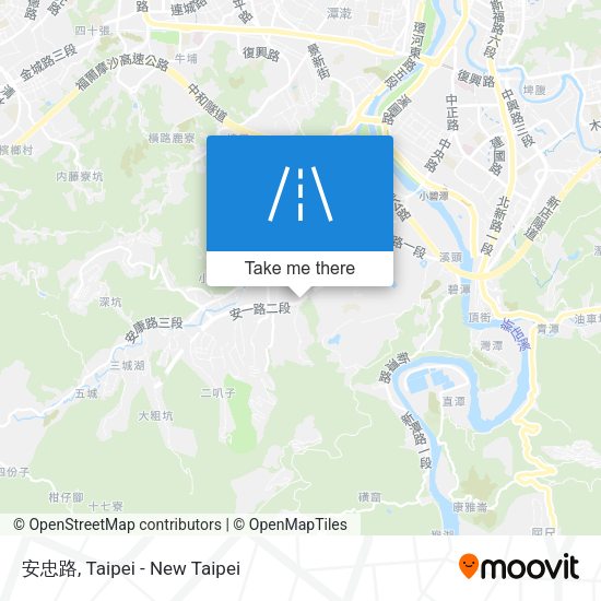 安忠路地圖