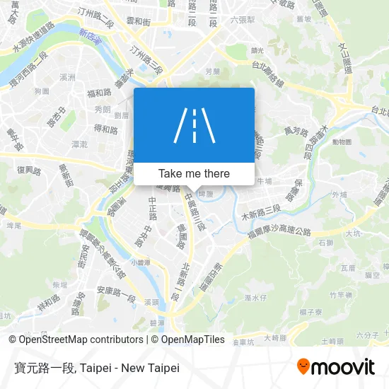 寶元路一段 map