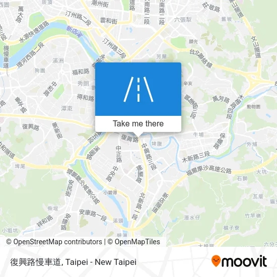 復興路慢車道 map