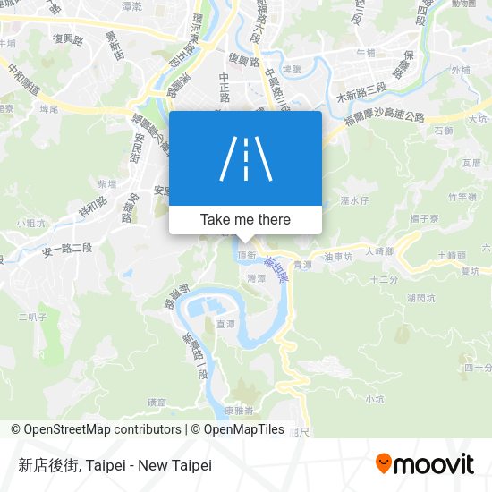 新店後街 map