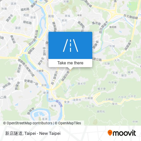新店隧道 map
