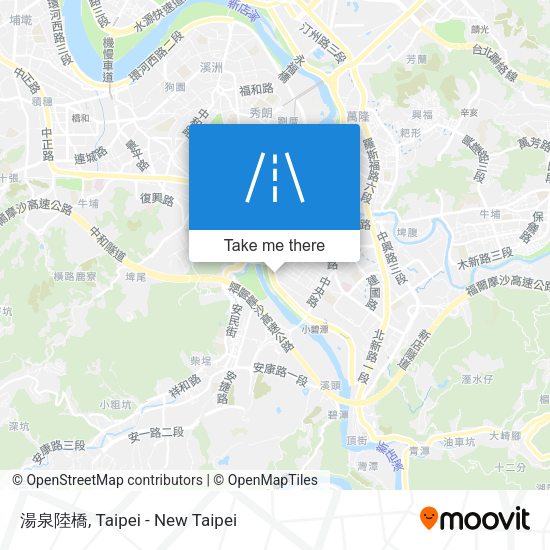 湯泉陸橋地圖