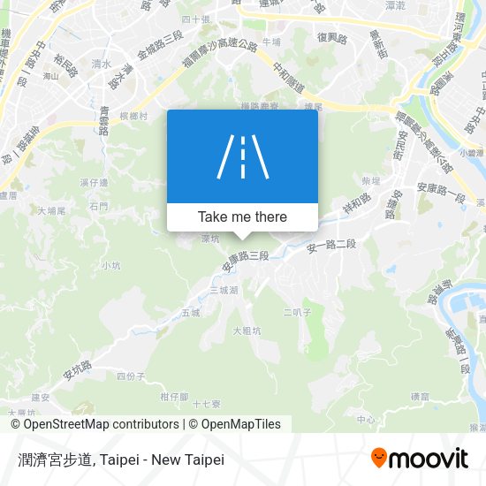 潤濟宮步道 map