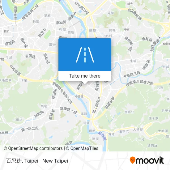 百忍街 map