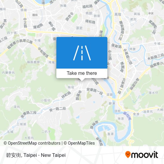 碧安街 map