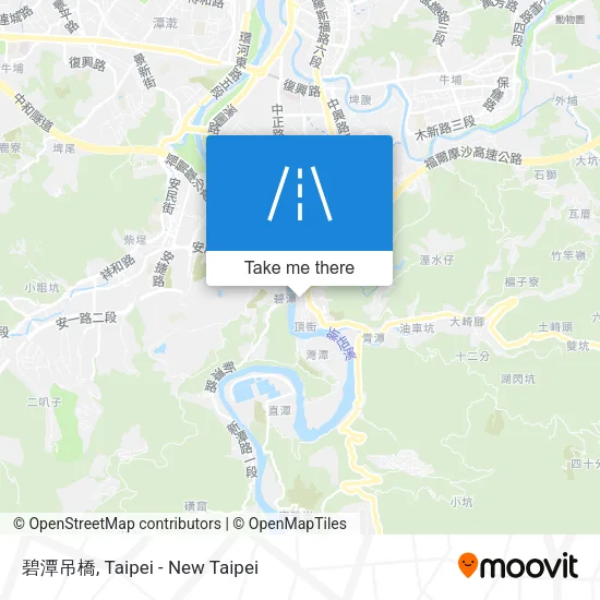 碧潭吊橋 map