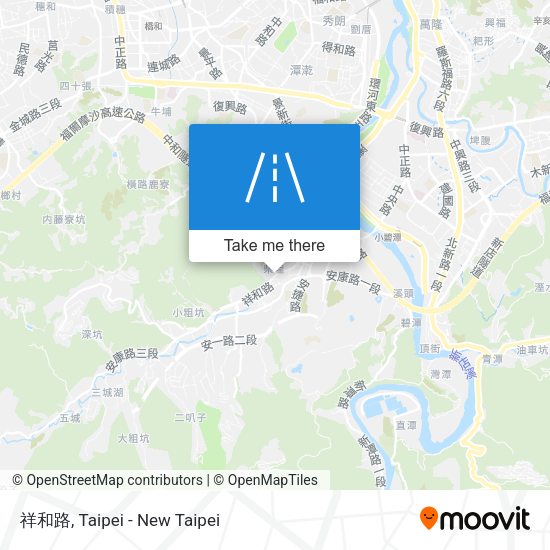 祥和路地圖