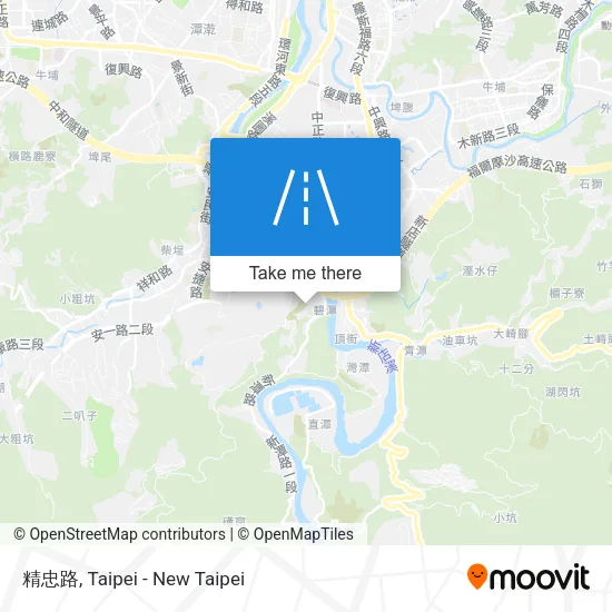 精忠路 map