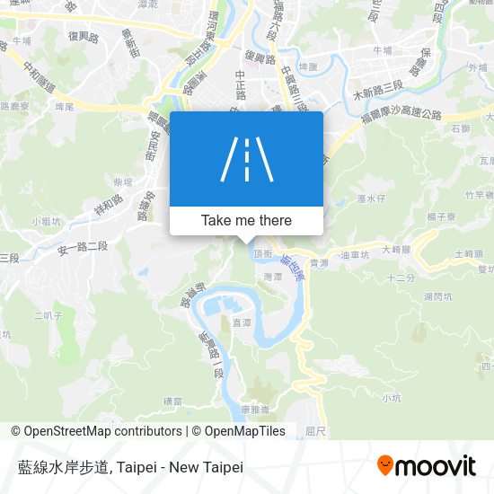 藍線水岸步道 map