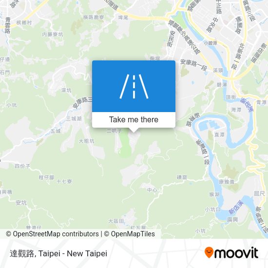 達觀路 map