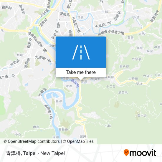 青潭橋地圖