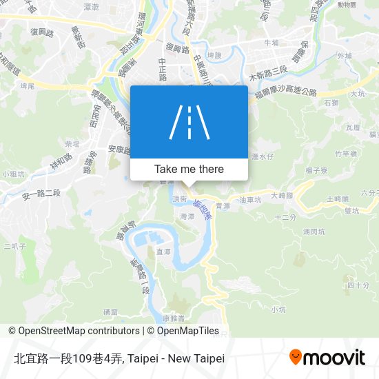 北宜路一段109巷4弄地圖