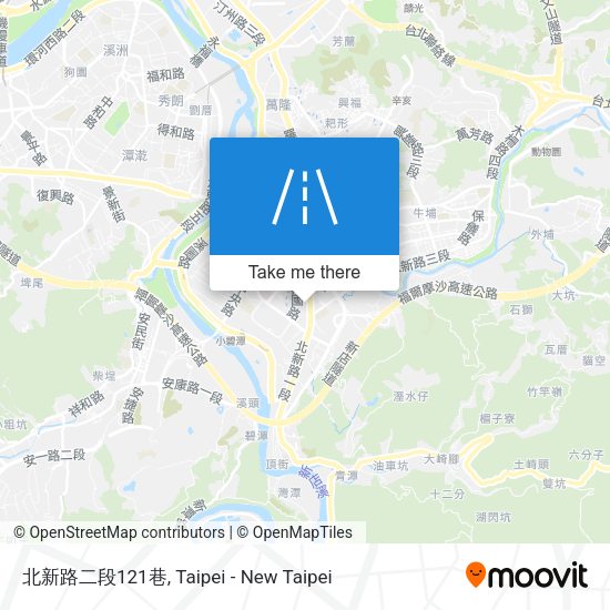 北新路二段121巷 map