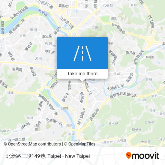 北新路三段149巷地圖