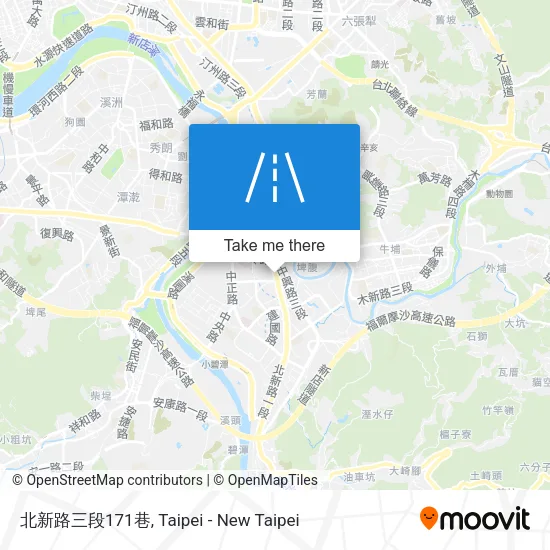 北新路三段171巷地圖