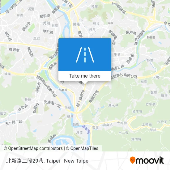 北新路二段29巷地圖