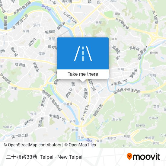 二十張路33巷 map