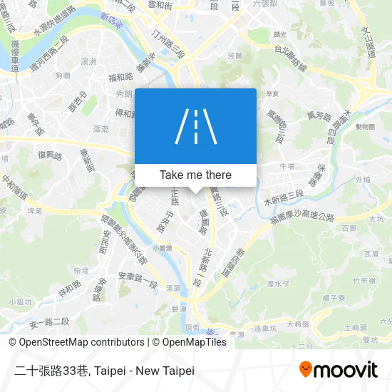 二十張路33巷 map
