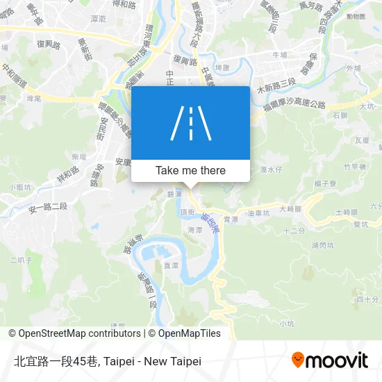 北宜路一段45巷地圖