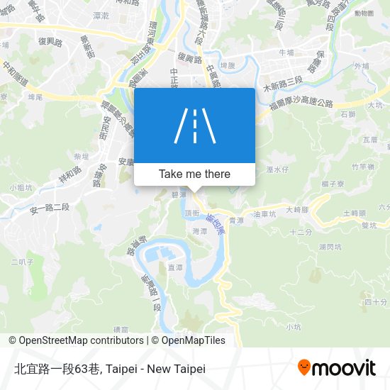 北宜路一段63巷地圖