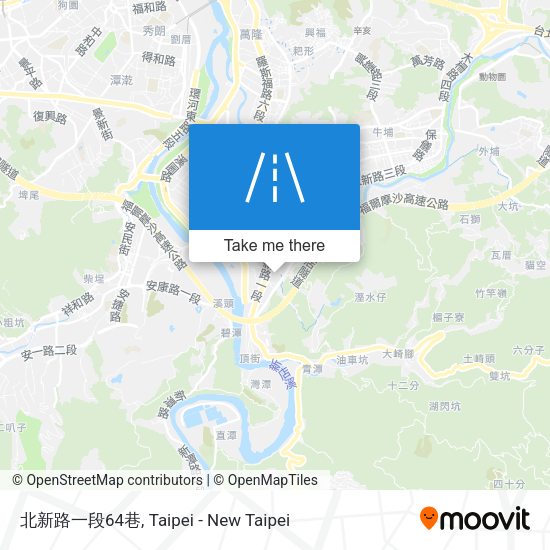 北新路一段64巷地圖