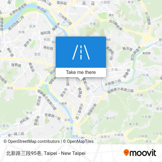 北新路三段95巷地圖