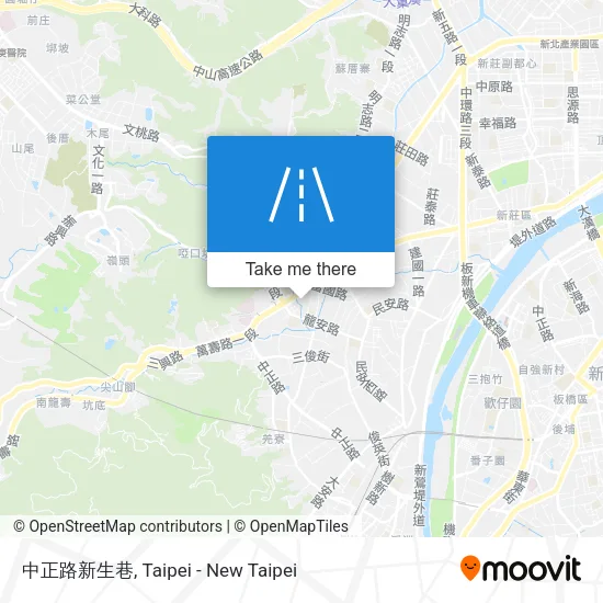 中正路新生巷地圖