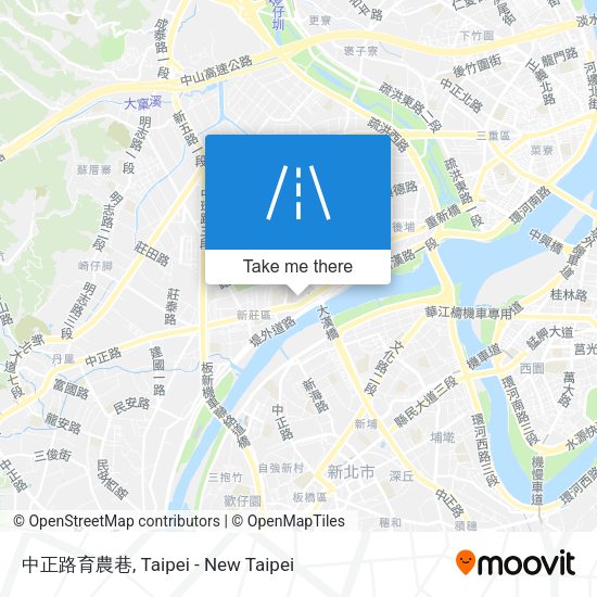 中正路育農巷 map