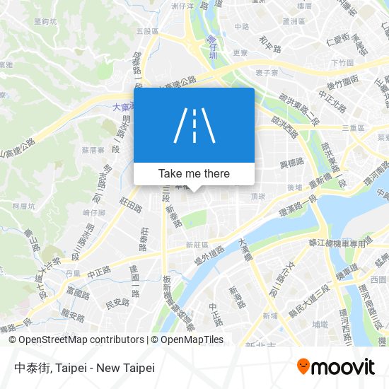 中泰街 map