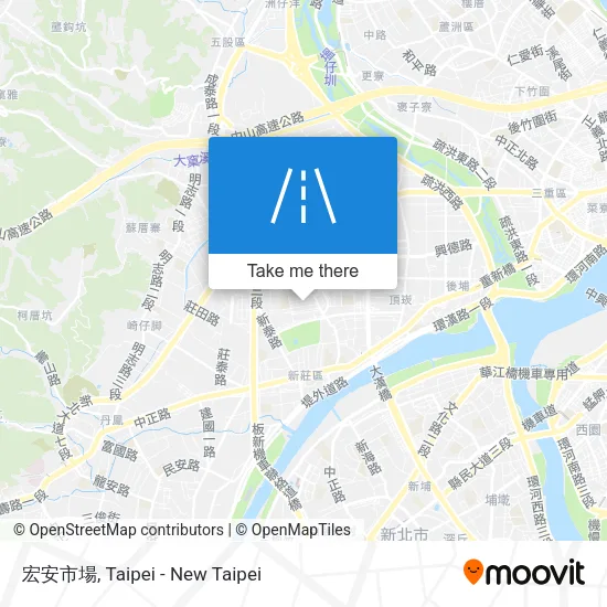 宏安市場 map