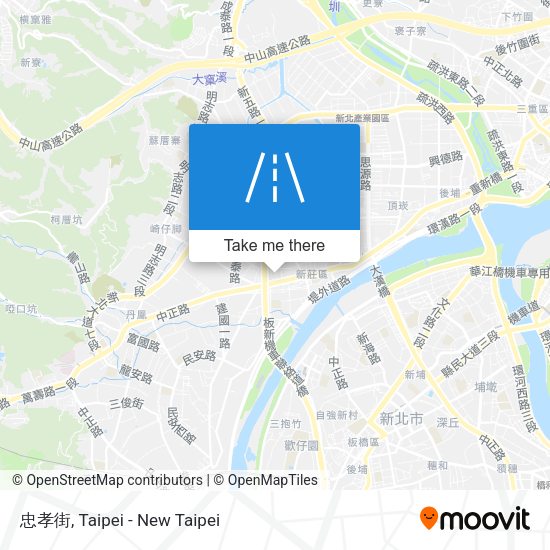 忠孝街地圖