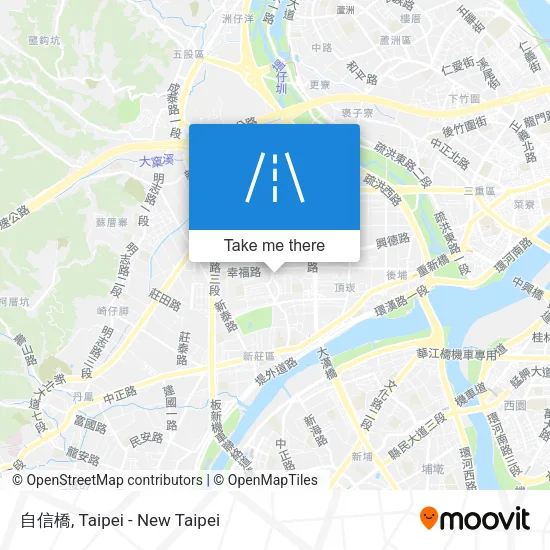 自信橋 map