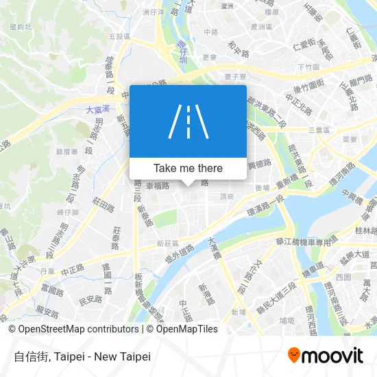 自信街 map