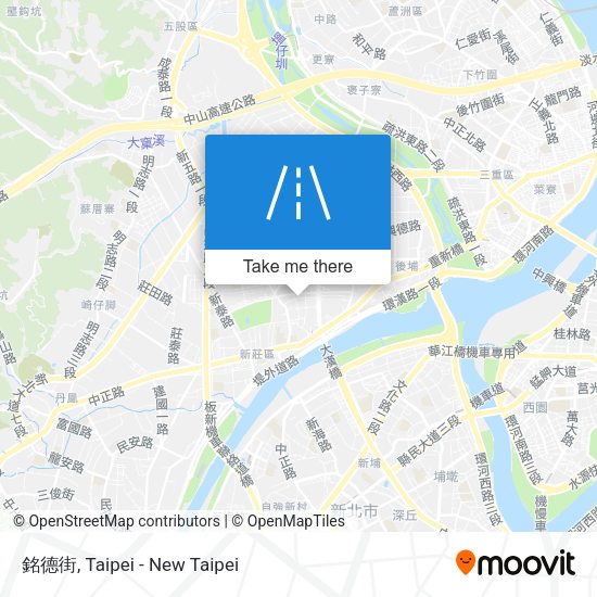 銘德街 map