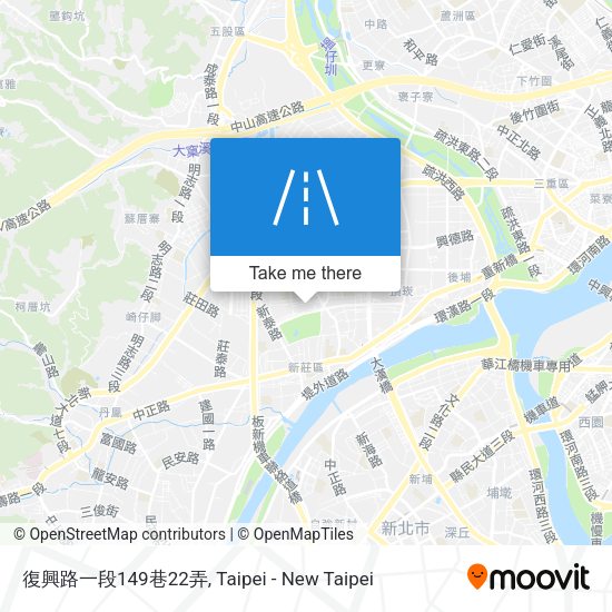 復興路一段149巷22弄地圖