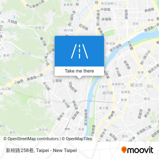 新樹路258巷地圖