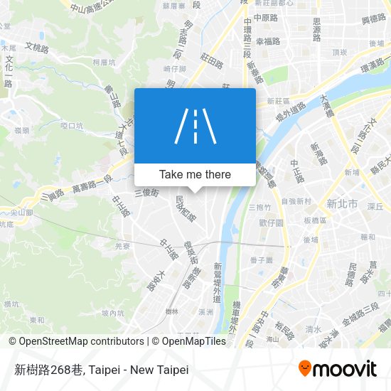新樹路268巷 map