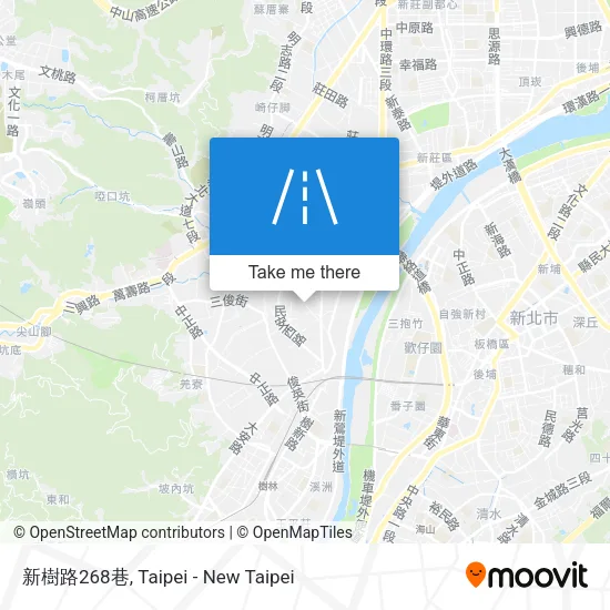 新樹路268巷地圖