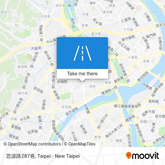 思源路287巷地圖